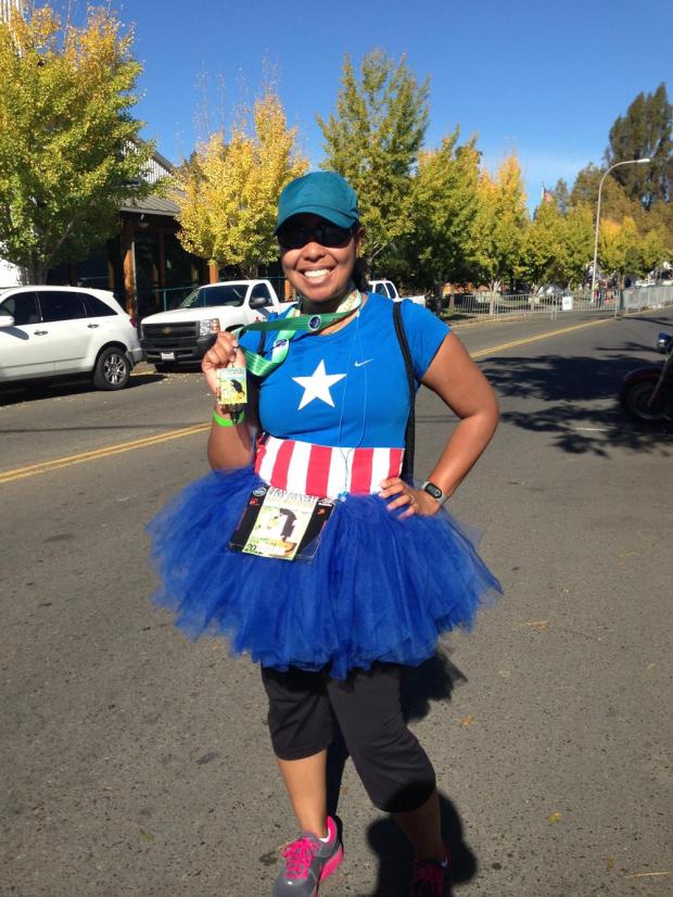 I wore that medal all day. Looked great while shopping for snacks at the gas station on my drive home.